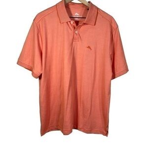 NWT Tommy Bahama Men's Moisture Wicking Shell Rossa Short Sleeve Polo Shirt Sz L
